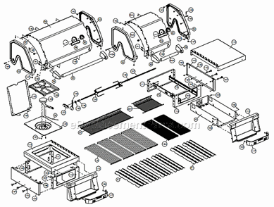 Part Location Diagram of 21526-371 Broil King Base-tank